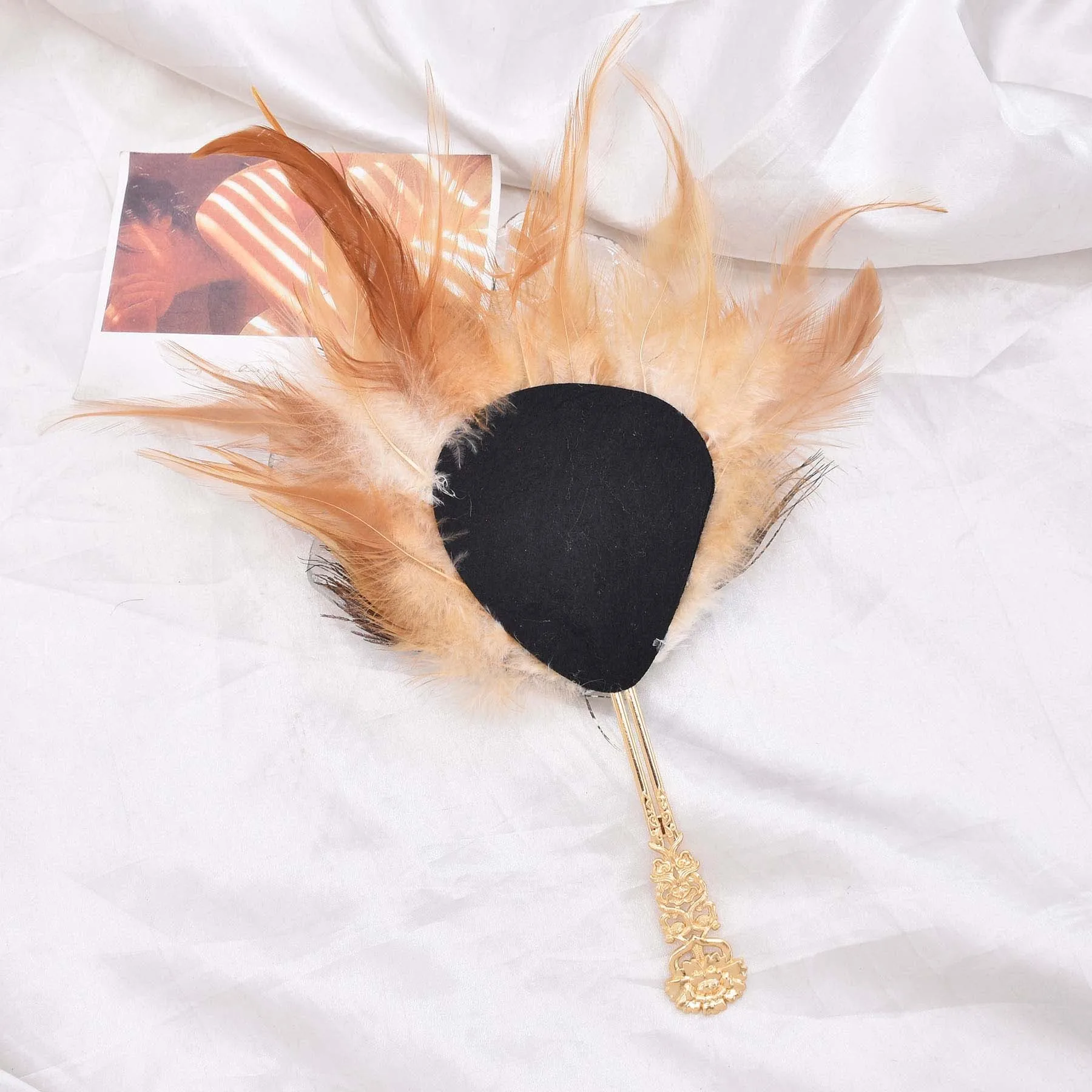 Summer Thai Ethnic Tourism Party  Vintage Handheld Fan Beach Holiday Jewelry Accessories Cosplay Prop Decoration