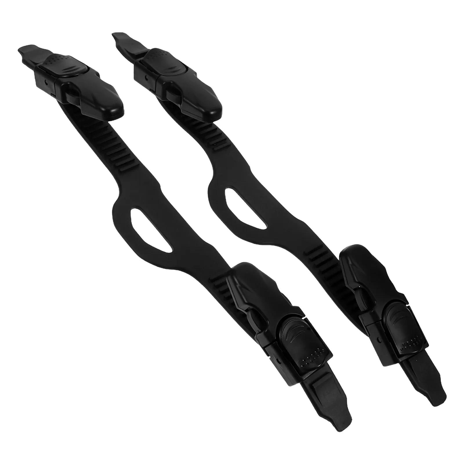 1Pair Adjustable Tpr Diving Fin Strap Quick Release Buckle Open Heel Compatibility Scuba Snorkeling Freediving Flippers Strap