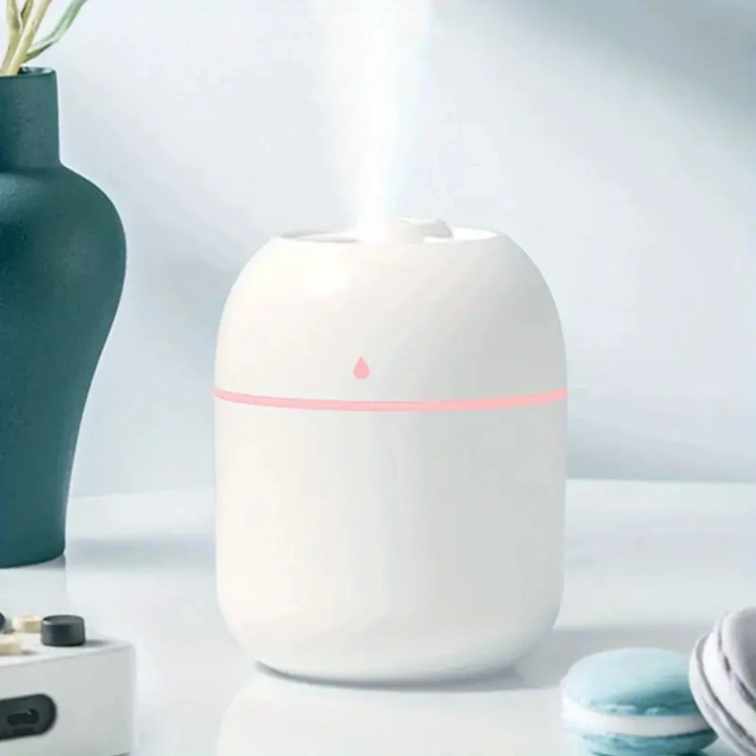 Portable Mini Cup Spray Mist Humidifier Double Wet Aroma Essential Oil Diffuser Car usb Air Humidifier 7.44oz