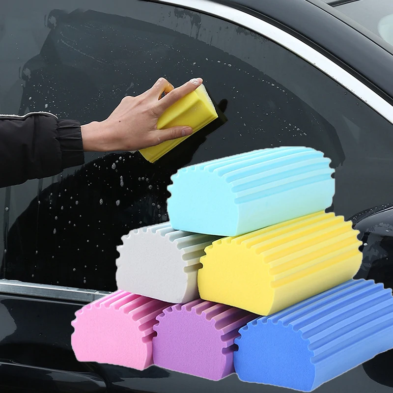 1pcs Multifunctional Sponge Block Car Motorcycle Tire Rearview Mirror Clean Tool Kitchen Wash Pots Bowls Washing Accessories