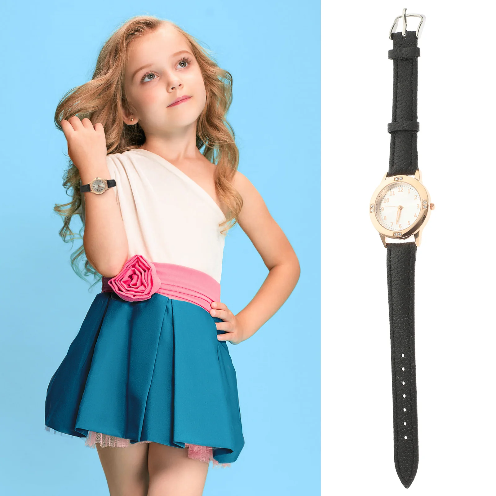 1Pcs Night Light Waterproof Women Watch Elegant Classic Design Party Holiday Festival Quartz Movement Waterproof Wrist Watch