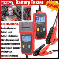 UNI-T Car Battery Tester UT673A UT675A 12V 24V DC Load Tester Capacity Meter Battery Checker Charging Circuit Cranking Test