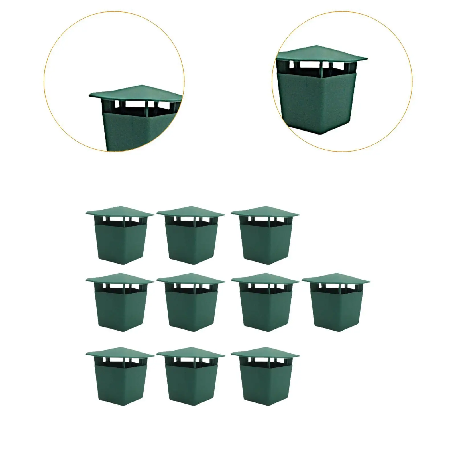 Pièges à escargots, 10 pièces, maison de protection professionnelle pour jardin et ferme