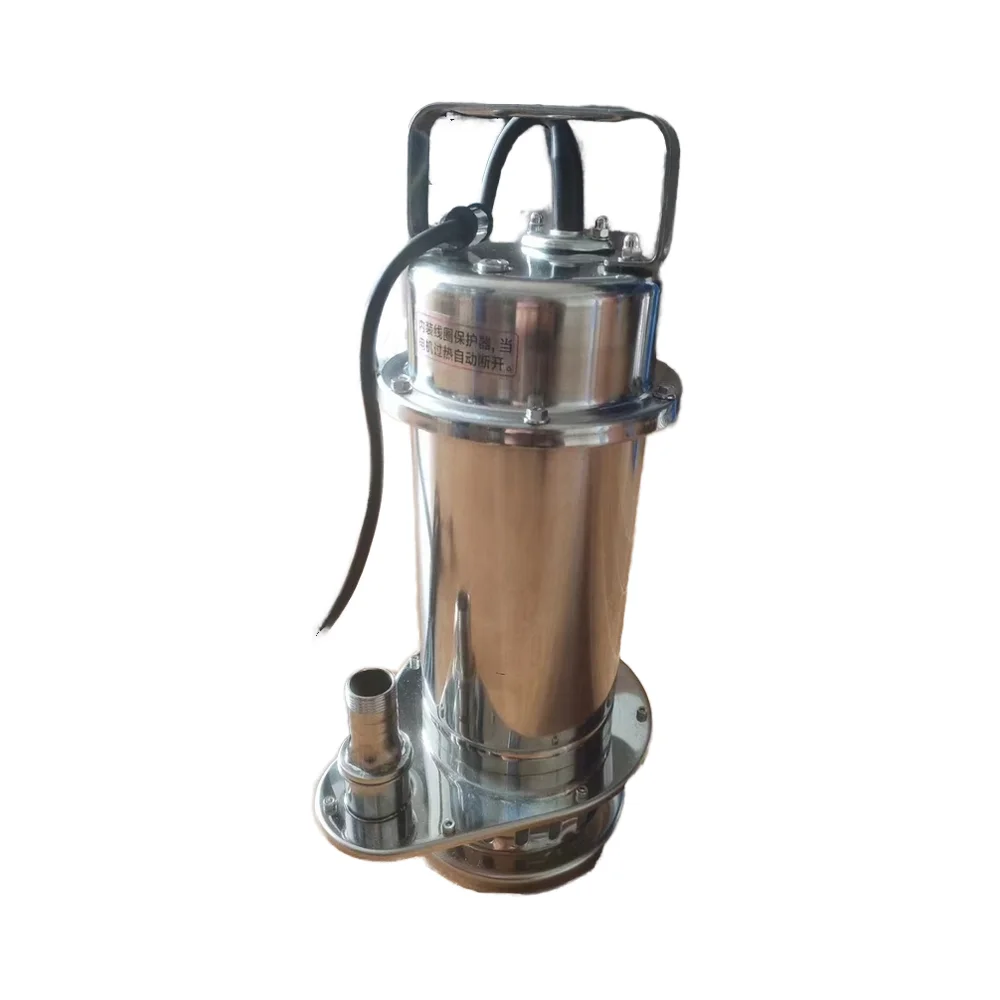 Pompa sommergibile personalizzabile in acciaio inossidabile Pompa da taglio per acque reflue Pompe chimiche centrifughe in metallo da 1,5 kW Personalizzabili