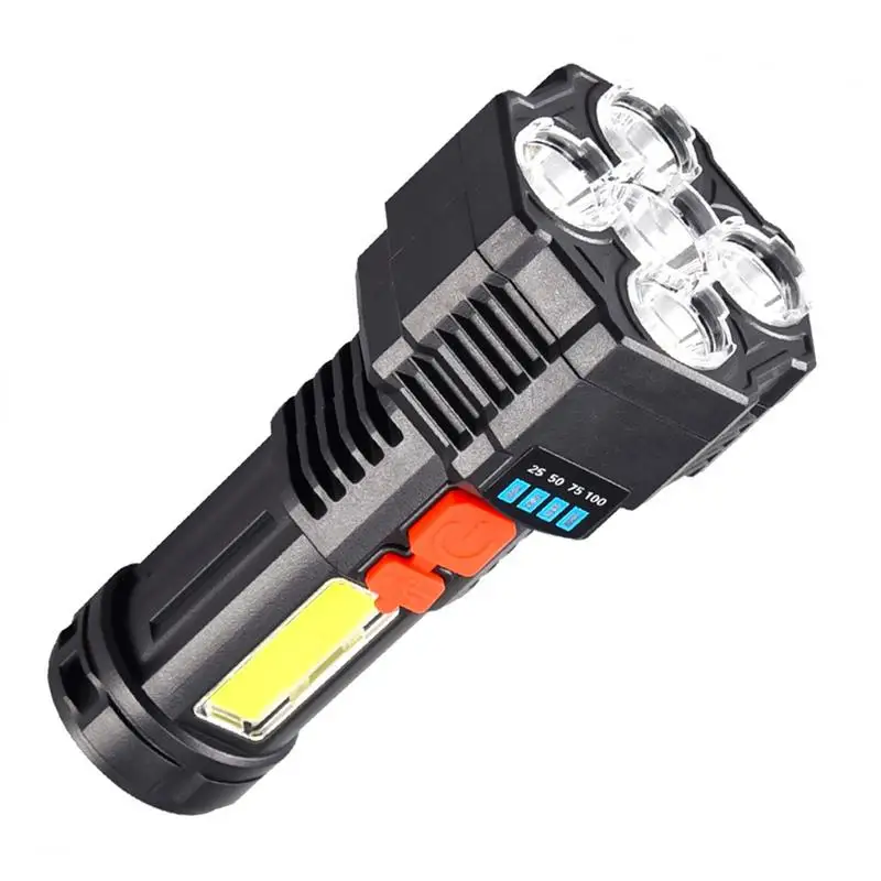 

LED Rechargeable Flashlight Handheld LED Flashlights Waterproof Flash Light Adjustable Brightness High Lumen Flashlight For Home