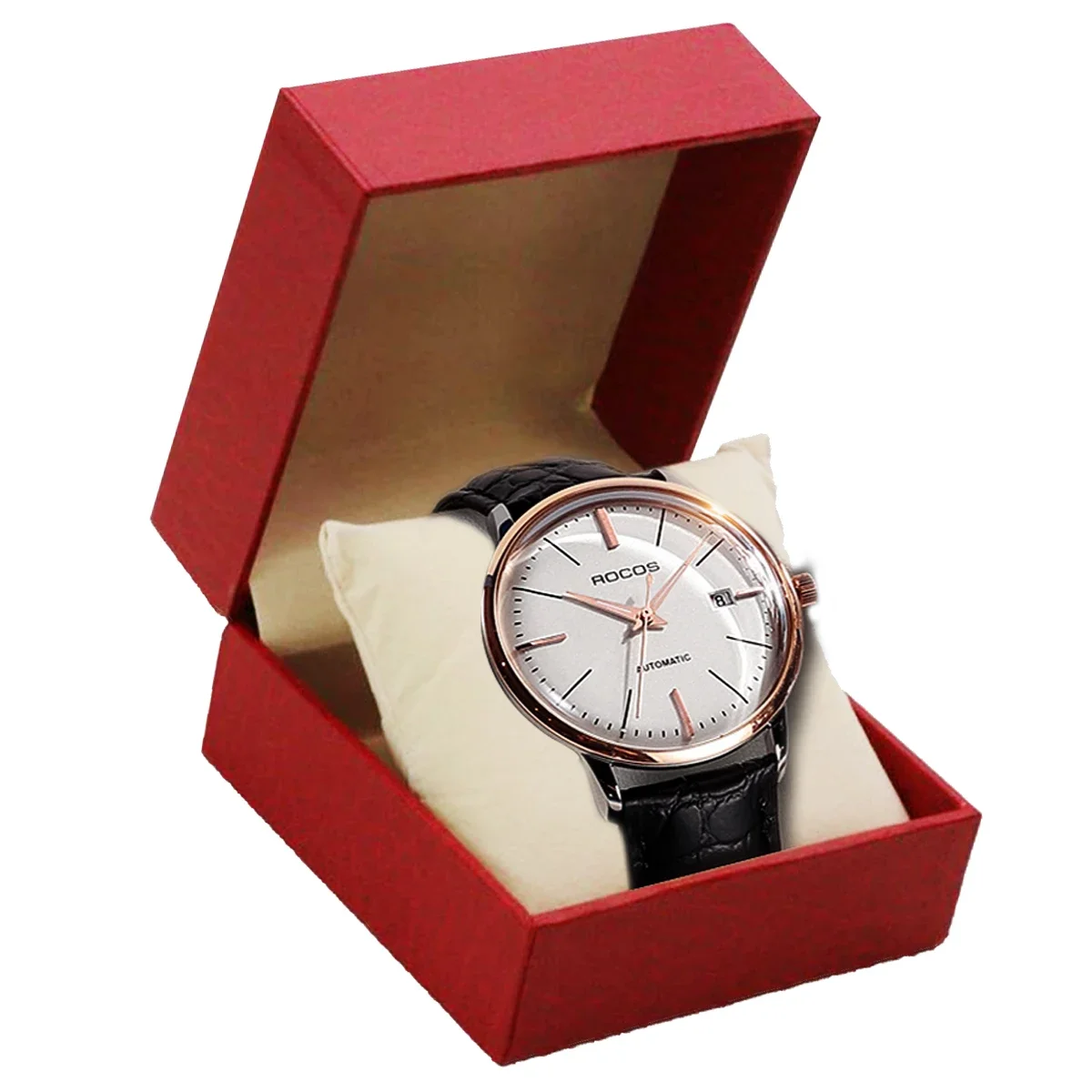 Neue Litschi Muster Uhr Lagerung Box Armband Frauen Schmuck Fall Uhr Display Geschenk Box Uhr Organizer Box Halter Geschenk Liefert
