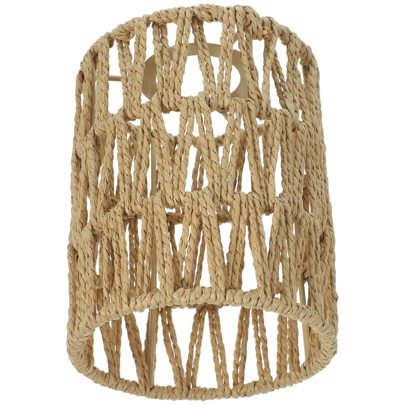 

Rattan Lamp Shade Woven Pendant Light Cover Boho Decorative Lampshade For Cafe Restaurant Ceiling Light Replacement