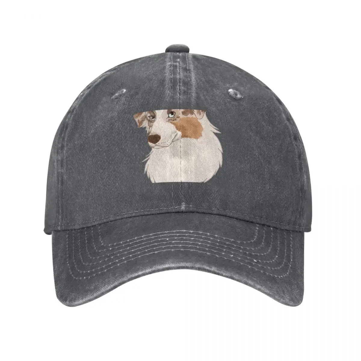 

Yes I Herd You red merle Australian shepherd Baseball Cap Luxury Man Hat New Hat Man Women's