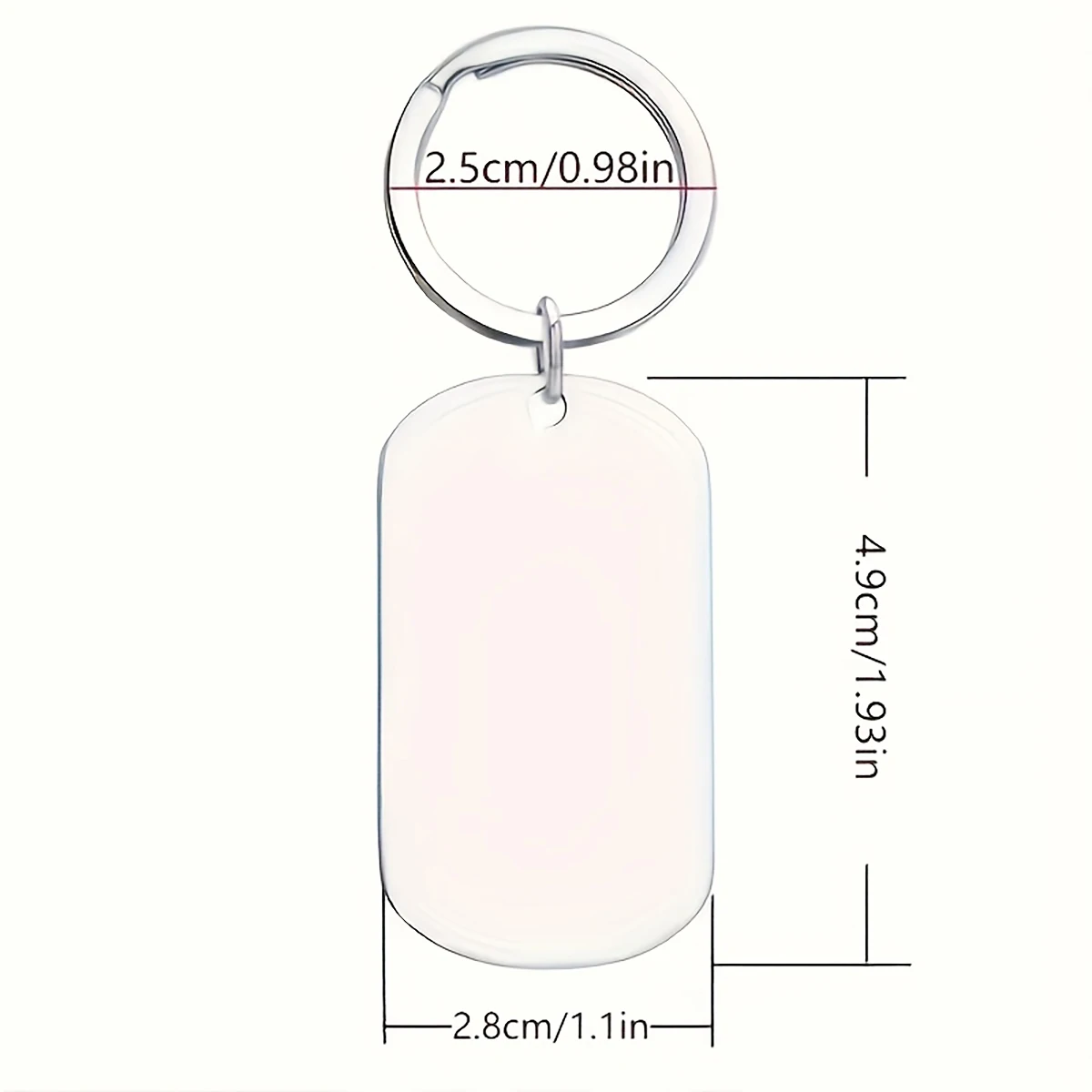 Anxiety Relief Grounding Keychain - 5-4-3-2-1 Coping Skills for Stress, OCD, Panic Attacks & PTSD - Mindfulness Gift view 2