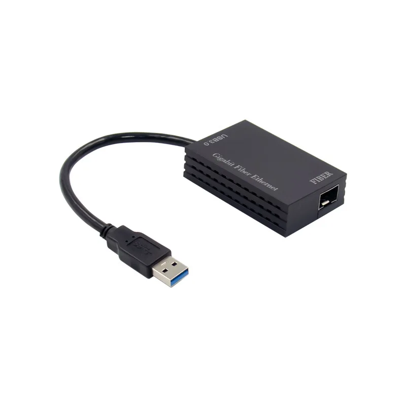 

A02R USB1000F-LX USB 3.0 Gigabit Fiber Ethernet Network Adapter Single Mode 1310Nm 10Km LC Optic Module SFP NIC RTL8153