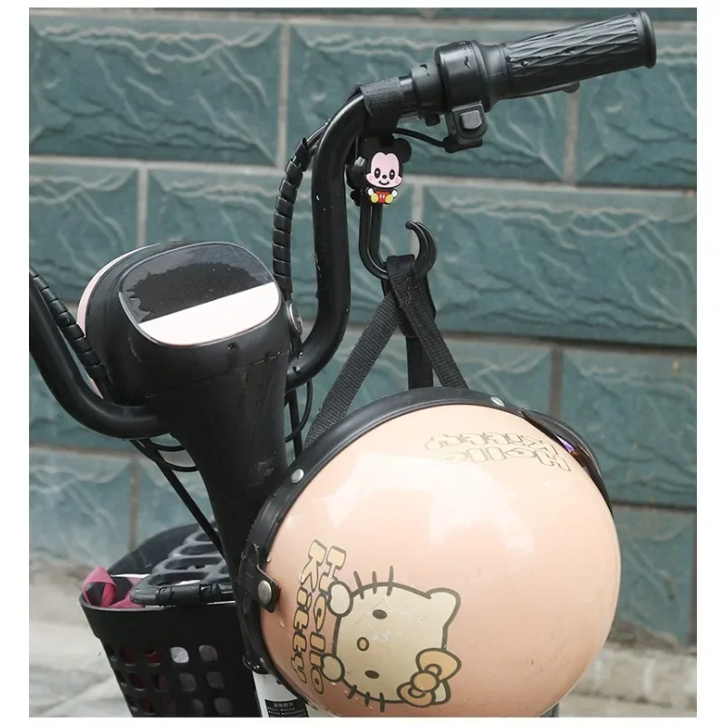 New Multi-Functional Double Baby Stroller Hook Double Hook Trolley Bag Storage Hook  Free Rotating Electric Bike Hook