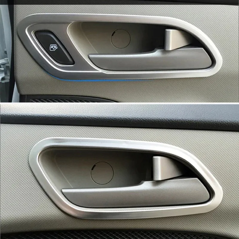 4pcs for Chevrolet Sail 3 3 2015-2016 Inside Handle Decorative Frame Spark AVEO