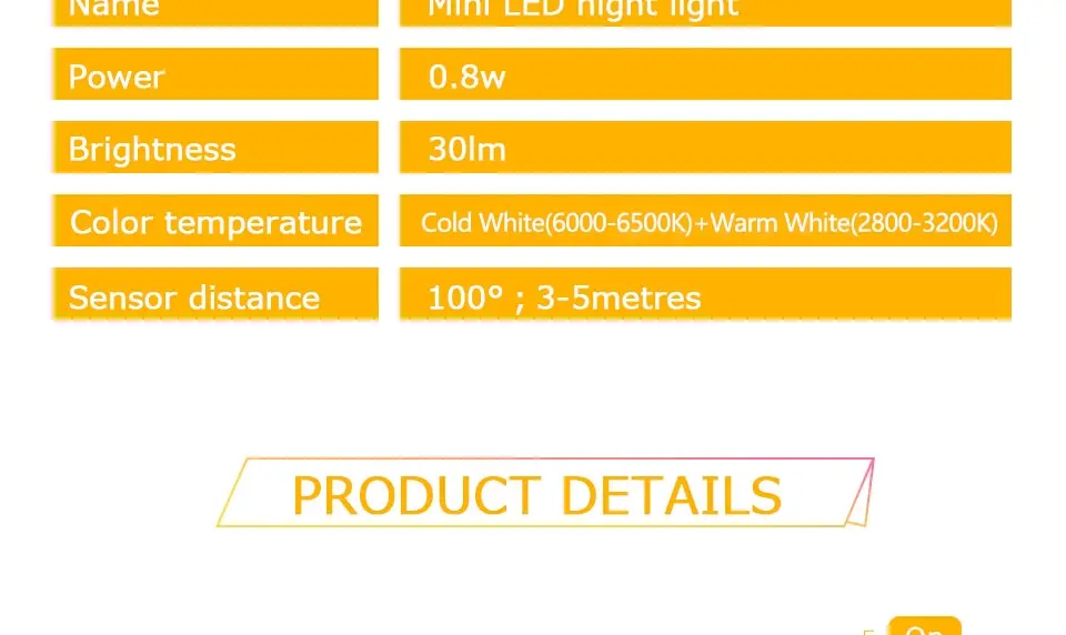 Motion Sensor LED Night Light EU Plug In 3 Modes Night Lamp For Home Aisle Hallway Stair Kitchen Bedroom Bedside Lighting