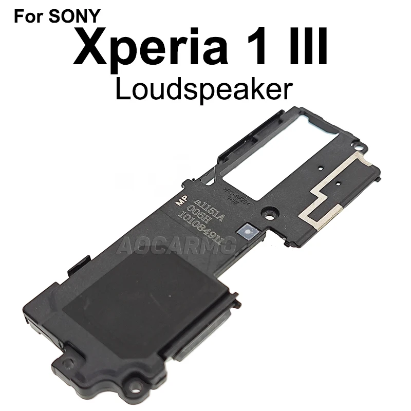 Aocarmo For Sony Xperia 1 III / X1iii MARK3 XQ-BC72 BC62 BC52 Top Earpiece Ear Speaker Bottom Loudspeaker Buzzer Repair Part