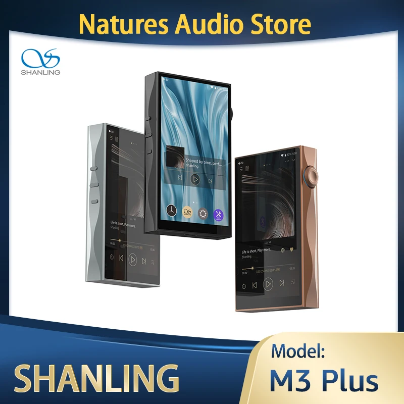 

SHANLING M3 PLUS Streaming Audio Player MP3 Music Player 4pcs CS43198DAC Chip with Bluetooth WIFI