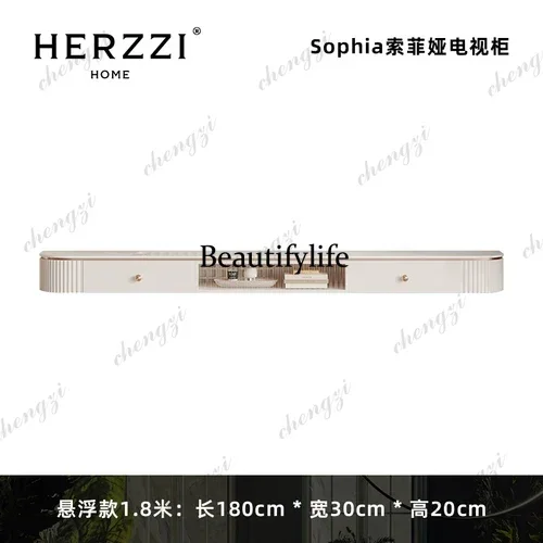 0776 White Wooden Tv Cabinets Nordic Light Luxury Designer Standing Universal Tv Cabinet Home Muebles Para Tv