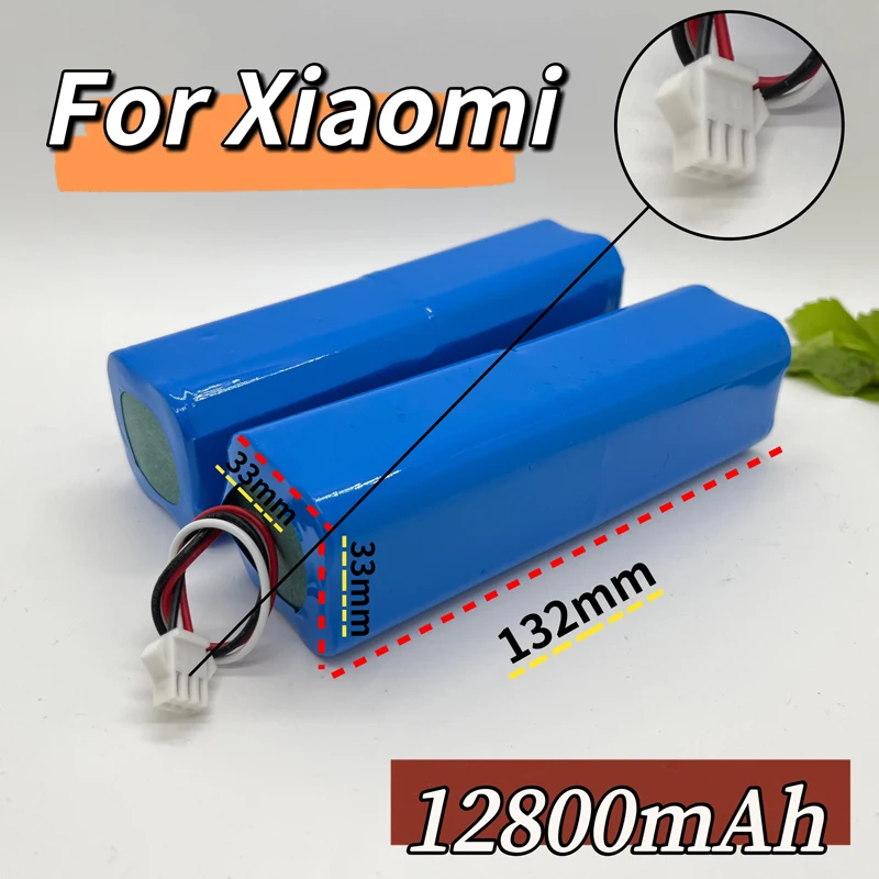XiaoMi Lydsto R1 Roidmi Eve+ Viomi S9 로봇 진공청소기와 호환되는 4000mAh-12800mAh 교체용 배터리 팩 |   대용량