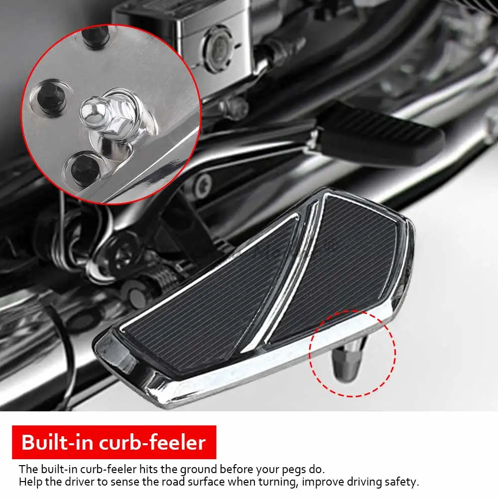 

Motorcycle Front Floor Boards, Driver Big Pedal,Driver Footrest for BMW R18/R18 Classic/R18 100 Years 2020-2023+ Accessories