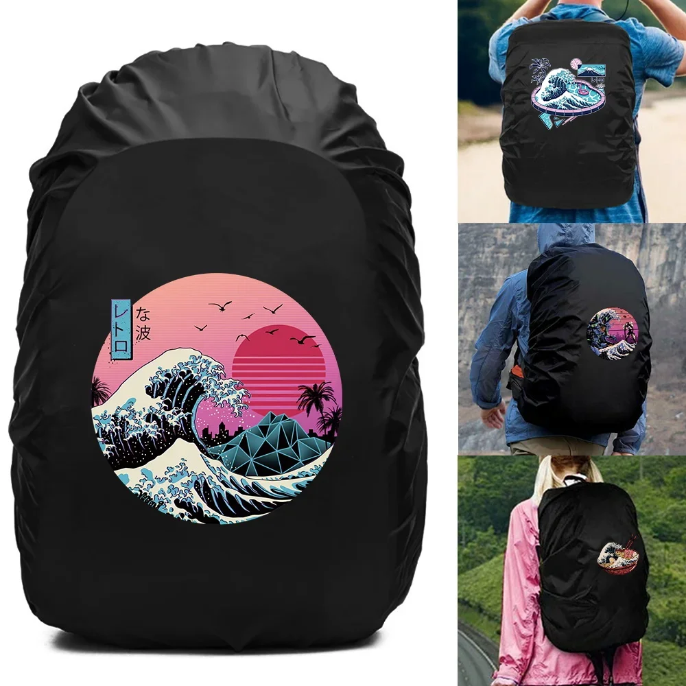 20-70L Backpack RainCover Dustproof Cover Climbing Bag Sun-Protect Cover Outdoor Waterproof Rain Cover for Back Pack Wave Series