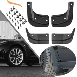 Mud Flaps For Tesla Highland 2024 Accessories ABS Plastic Mudguards Anti-Snow Anti-Sand Splash Guard Protector