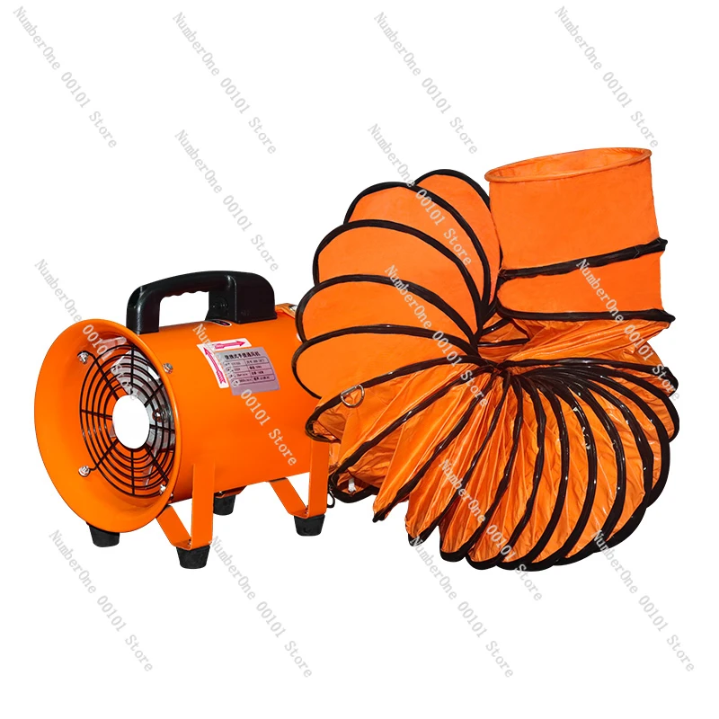 

Portable Axial Flow Fan Limited Space Ventilation Blast Exhaust Fan High Speed Ventilation Industrial Spray Paint Marine