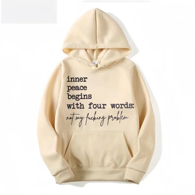 Der innere Frieden des Kapuzenpullovers 2025 beginnt mit vier Wörtern