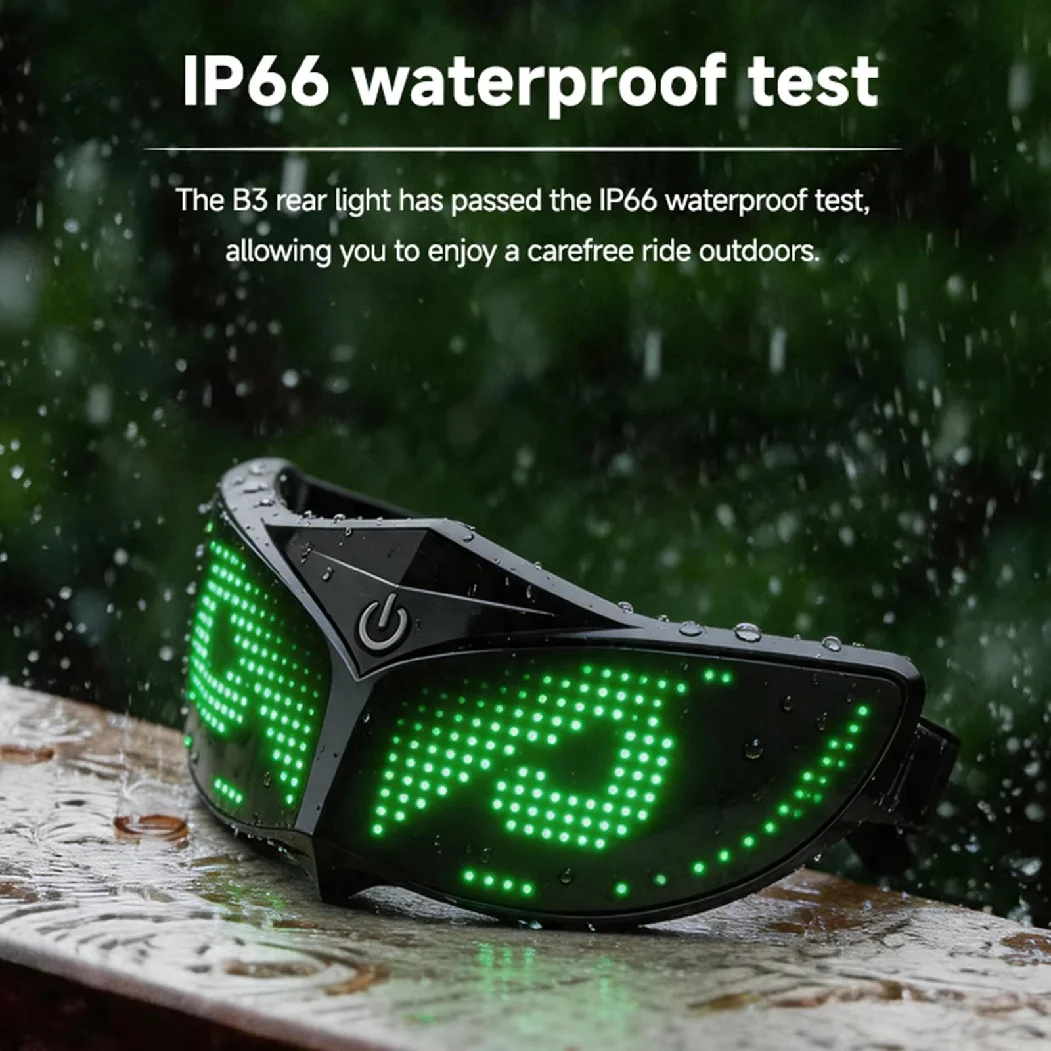 Scooter Helmet Set - Universal Smart LED Helmet Display Set