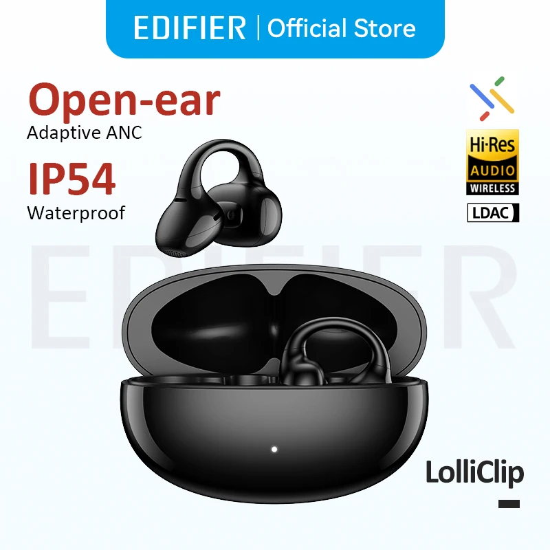 EDIFIER LolliClip オープンイヤー トゥルーワイヤレスイヤホン