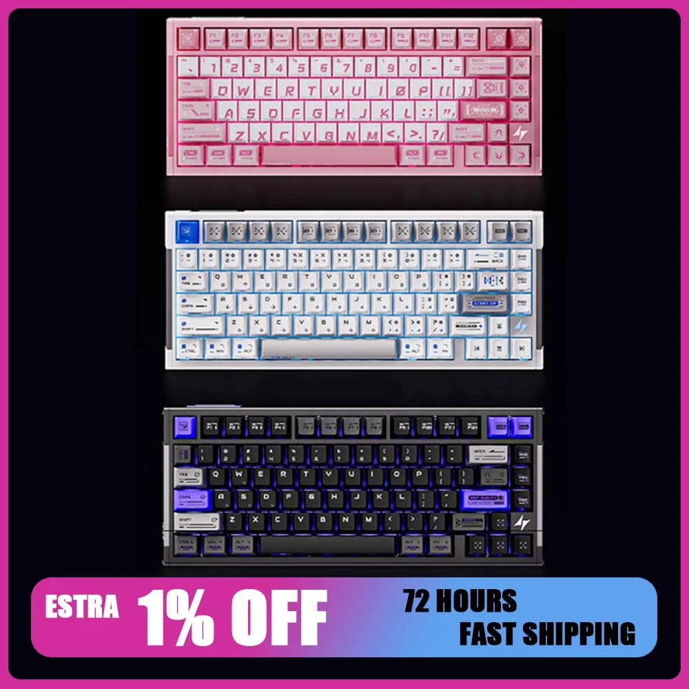 ATK RS7 V2 Magnetic Switch Keyboard Wired Mechanical Keyboards 8000Hz RT0.001mm Gaming Keyboard Aluminium Alloy PC Accessories
