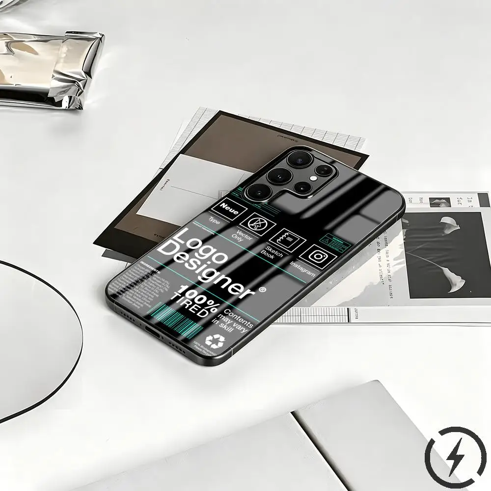 Human Job Change Manual Phone Case For Samsung S26 S25 S24 S23 S22 S21 S20 Plus Ultra Fold A Glass Magnetic Case