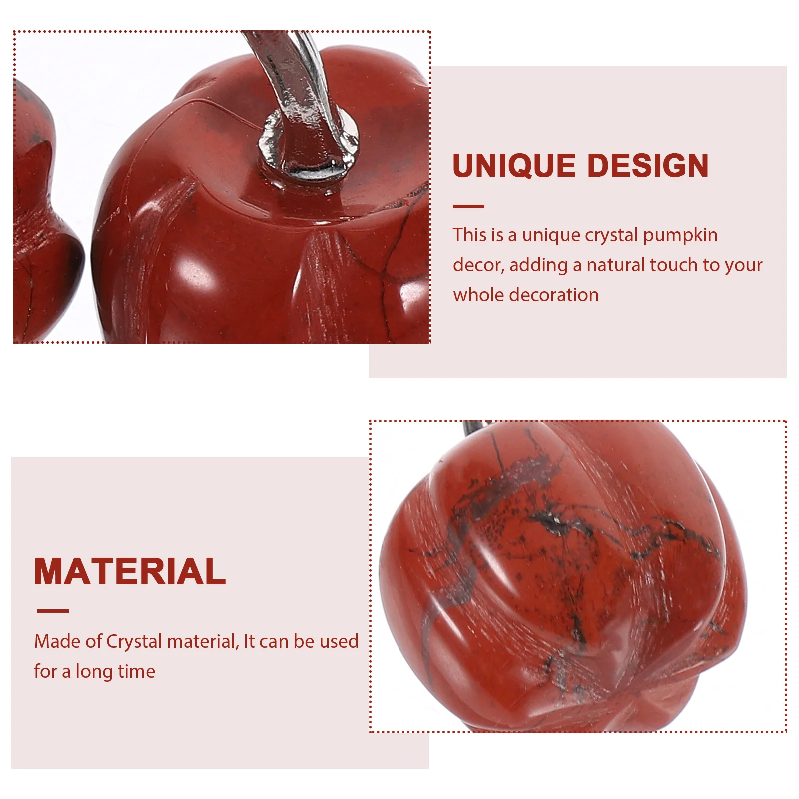 

3Pcs Crystal Pumpkin Tabletop Ornament Suitable Any Place Bedroom Living Room Dining Room Crystal Pumpkin Decor