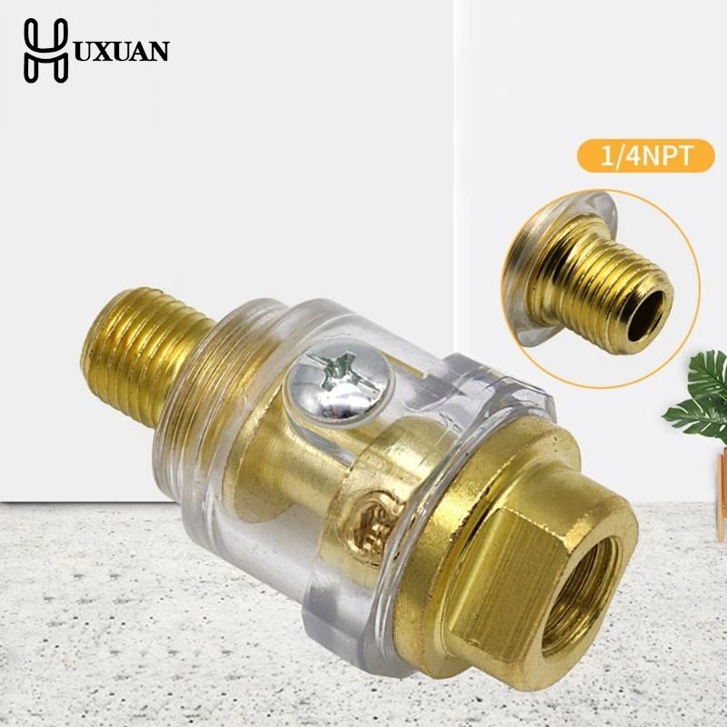 【W】Upgraded Air Tool Oil Lubricator Oiler Compressors Pipe Automatic Lubrication Pneumatic Tool Accessories