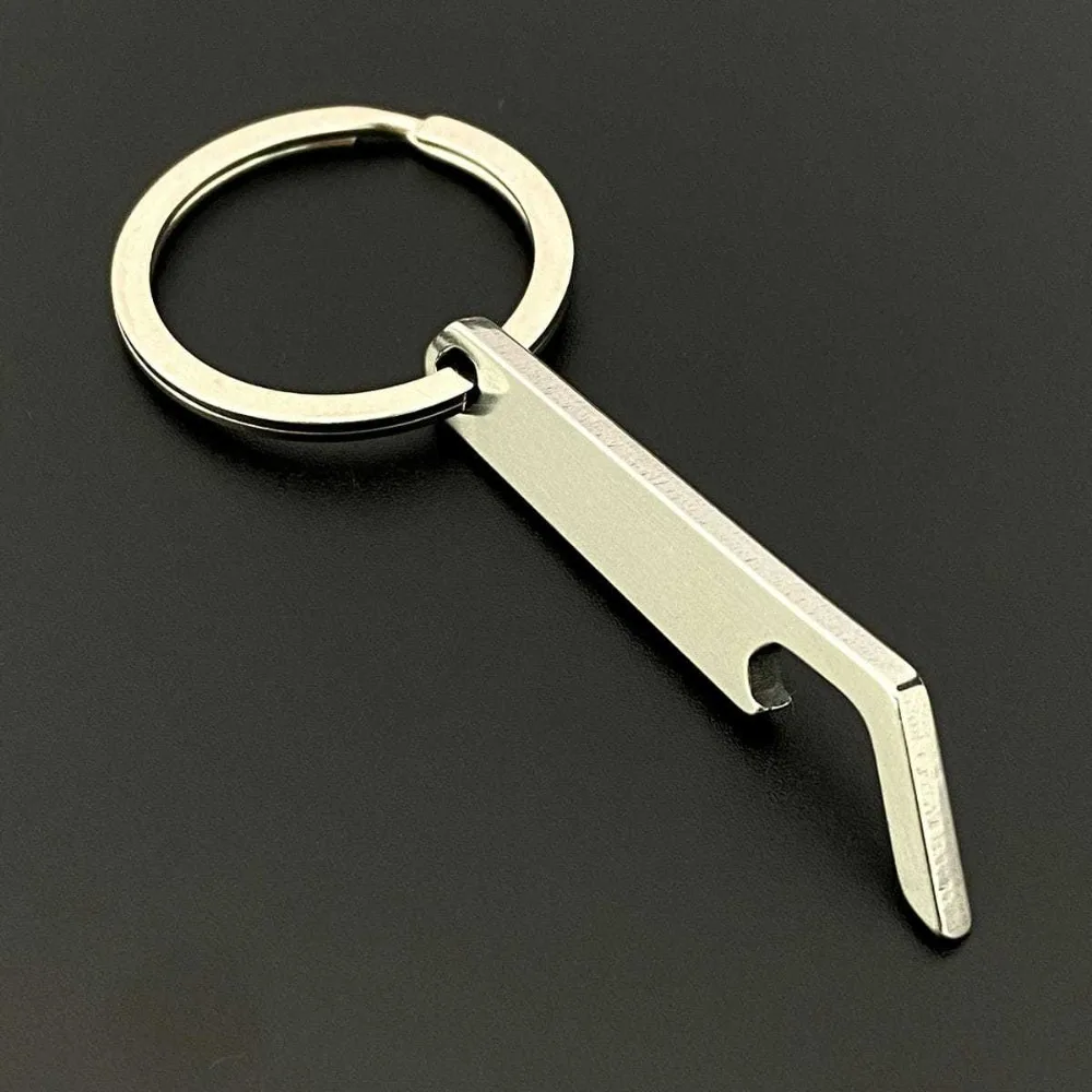 

Beer Mini Bottle Can Metal Opener Keychain Key Ring Stainless Steel Portable Kitchen Outdoor Gadget Pendant Gifts for Men