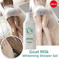 Goat Milk Body Wash Nicotinamide Whitening, Brightening, Cleaning, Shrinking Pores Moisturizing Long-lasting Scented Body Wash