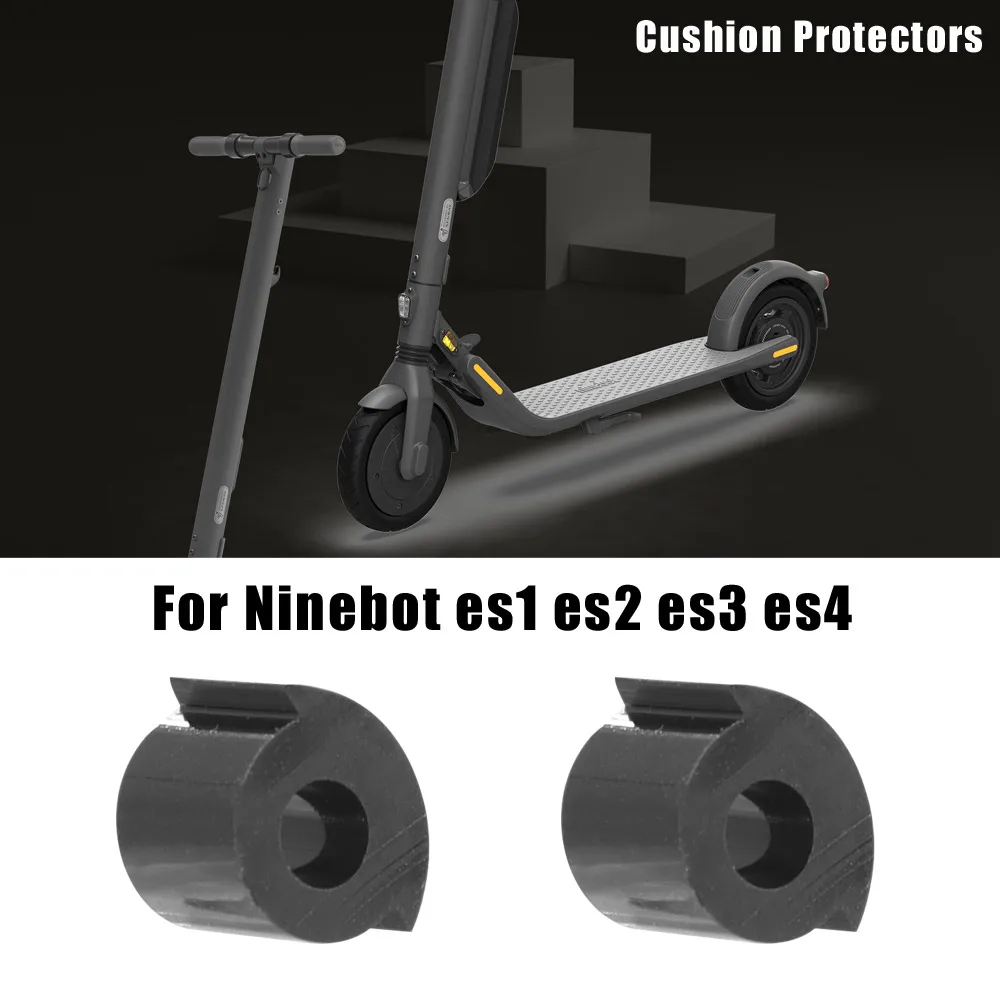 2PC Folding Cushion Protector Charging Port Contains Silica Gel For Ninebot Es1 Es2 Es3 Es4 Electric Scooter Rubber parts
