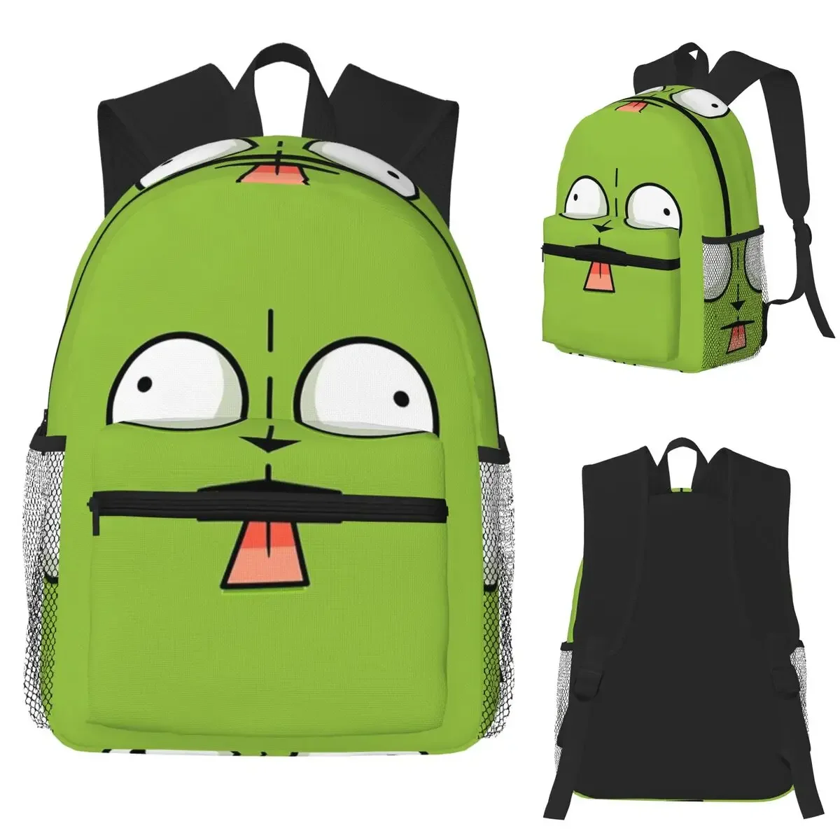 Invaders Zims Anime Student Backpack School Bag Hiking Travel Daypack for Men Women Fashion Bookbag Shoulder Bags