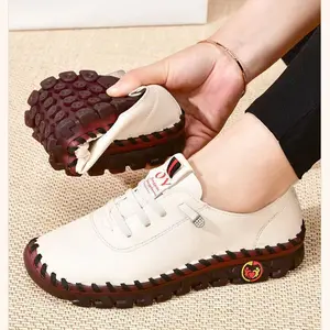 2023 Women's Smooth Shoes New Orthopedic Moccasins Woman Sewled Sliding at Ballet Apartments for Women Nurse Medical Shoes 10 Main Sales Women's Orthopedic Sneakers - №9