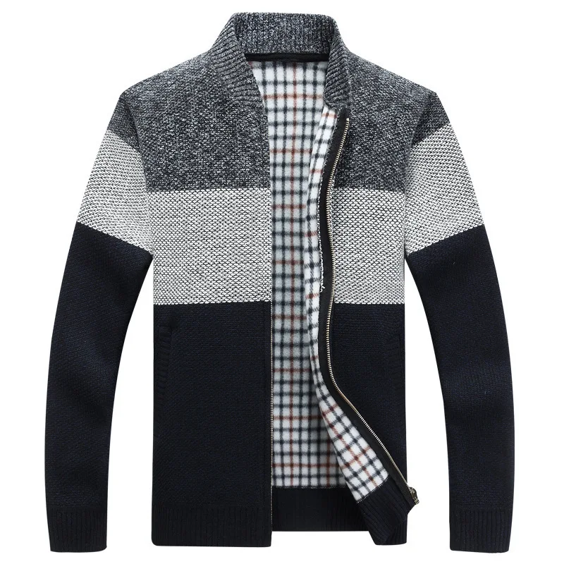 Men's-Fleece-Lined-Knit-Cardigan-Sweater-Winter-Warm-Long-Sleeve-Outdoor-Jacket-Sports-Pullover-Coats-for-Men-Fashion-Knitwear