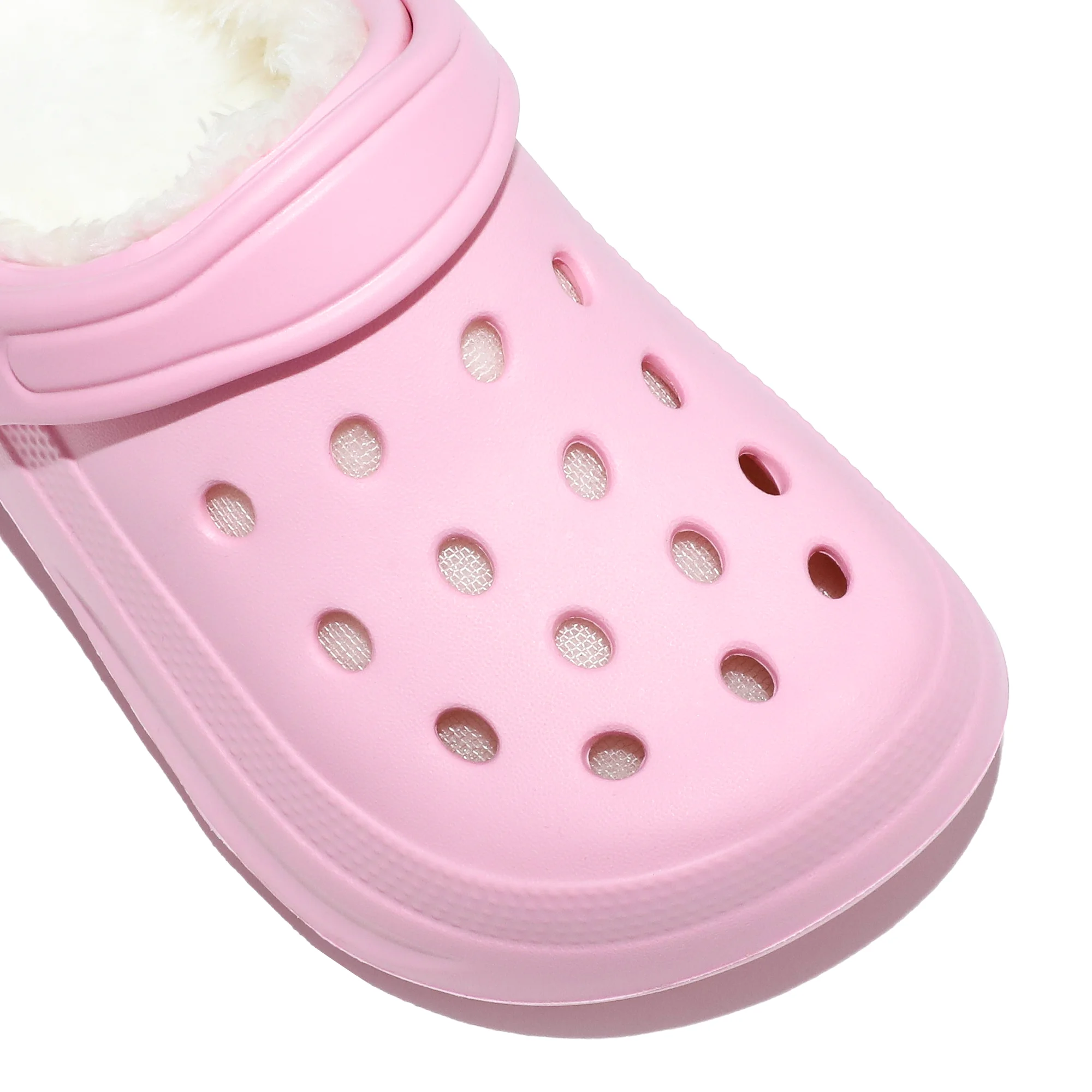 Kinder-Clogs und -Mules mit Fellfutter, leichte Garten-Schuhe mit Baumwollfutter, warme Hausschuhe für Jungen, Mädchen und Kleinkinder, 168. – Detail 11
