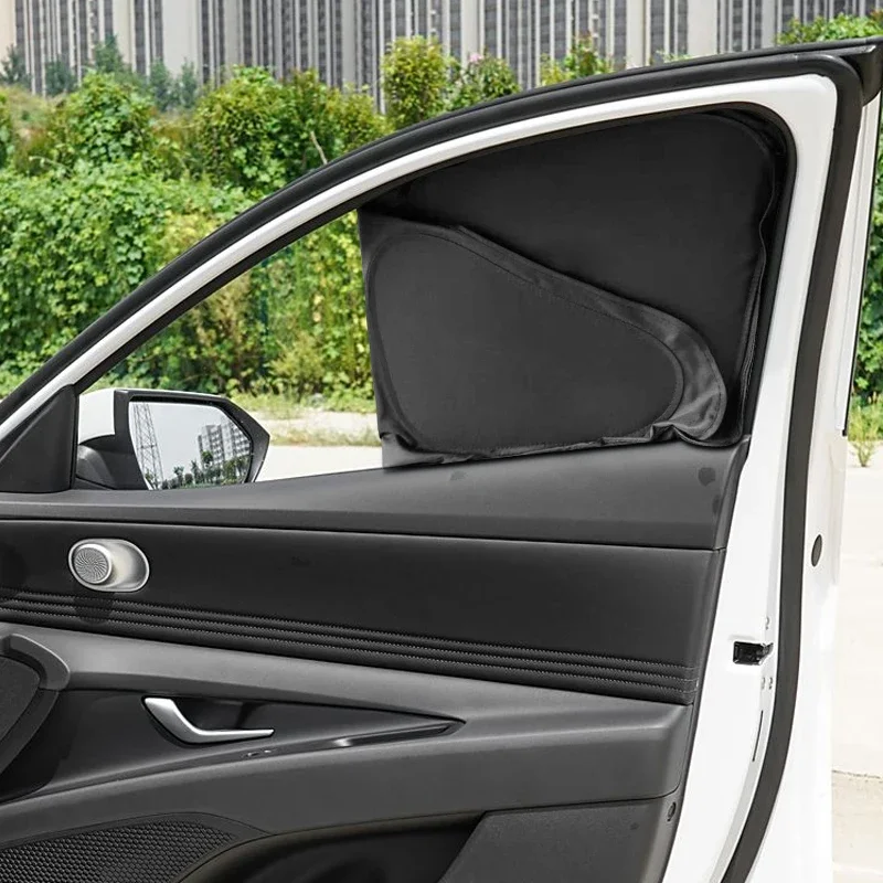 

Car Anti-UV Heat Insulation Black Window Privacy Sunshade For Hyundai ELANTRA CN7 2021-2026Auto Protect Cover Interior Accessory