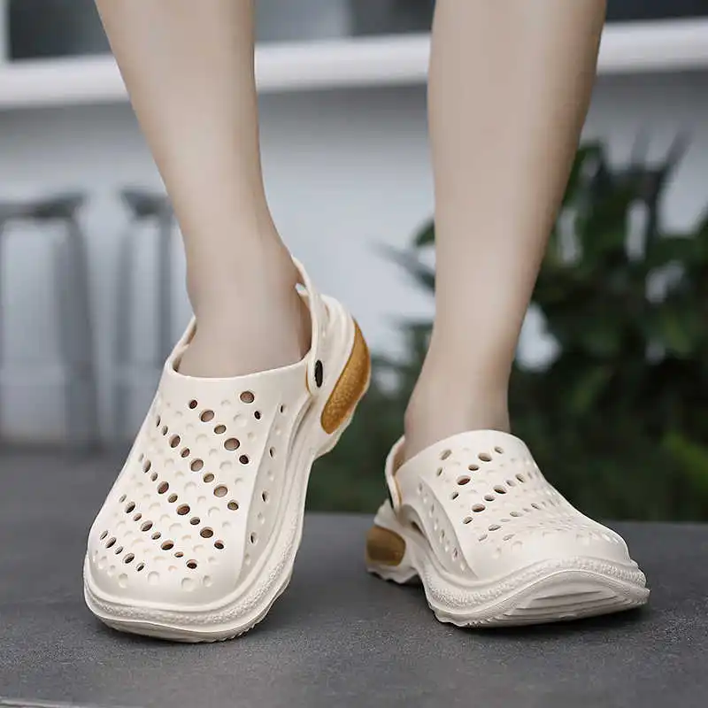 

Женские шлепанцы с круглым носком, нескользящие, зеленые, женские сандалии, резиновые сандалии, женские кроссовки, спортивная обувь