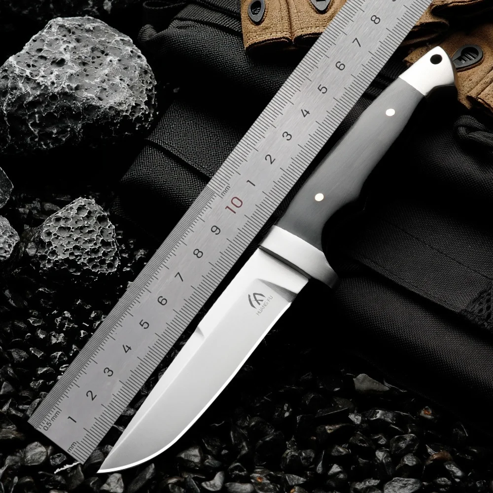 High Quality Outdoor Knife Portable Small Camping Hiking Tool with Integrated Sheath Durable Hardness for Easy Storage