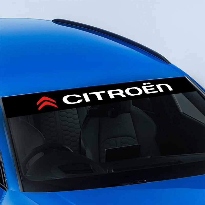 1 قطعة نافذة السيارة الأمامية الظل ملصق مزخرفة لسيتروين C1 C2 C3 C4 C5C6 ELYSEE VTS كسارا C-Crosser بيرلينجو ثاب اكسسوارات #6