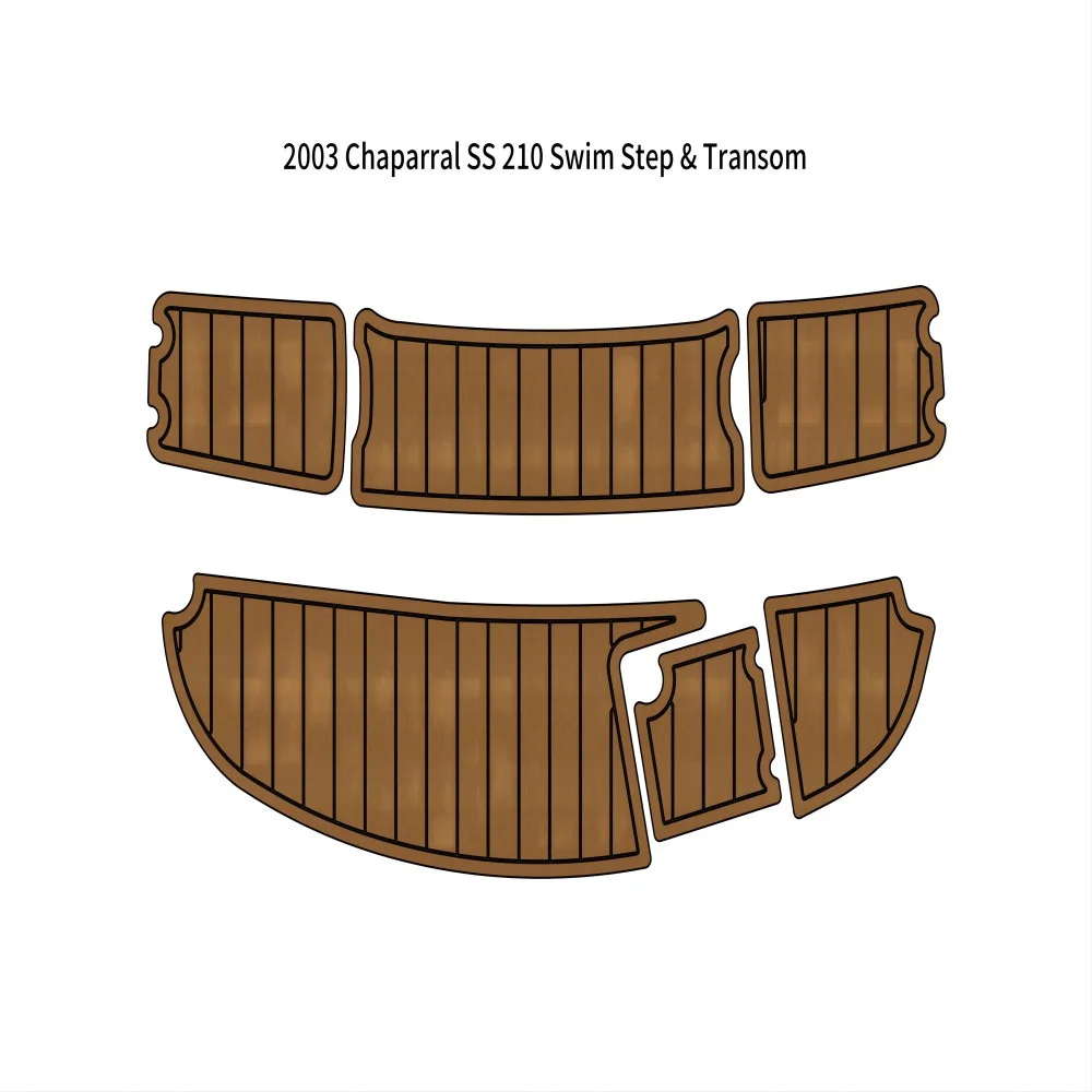 

2003 Chaparral SS 210 Swim Platform Step Boat EVA Foam Teak Deck Floor Pad Mat Backing Self Adhesive SeaDek Gatorstep Style