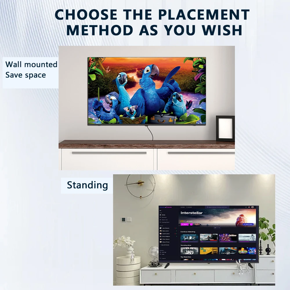 يقدم الموردون 55 50 بوصة تلفزيونات QLED الذكية 32 بوصة شاشة مسطحة تلفزيون العلامة التجارية 4K 50 بوصة TCL تلفزيون ذكي