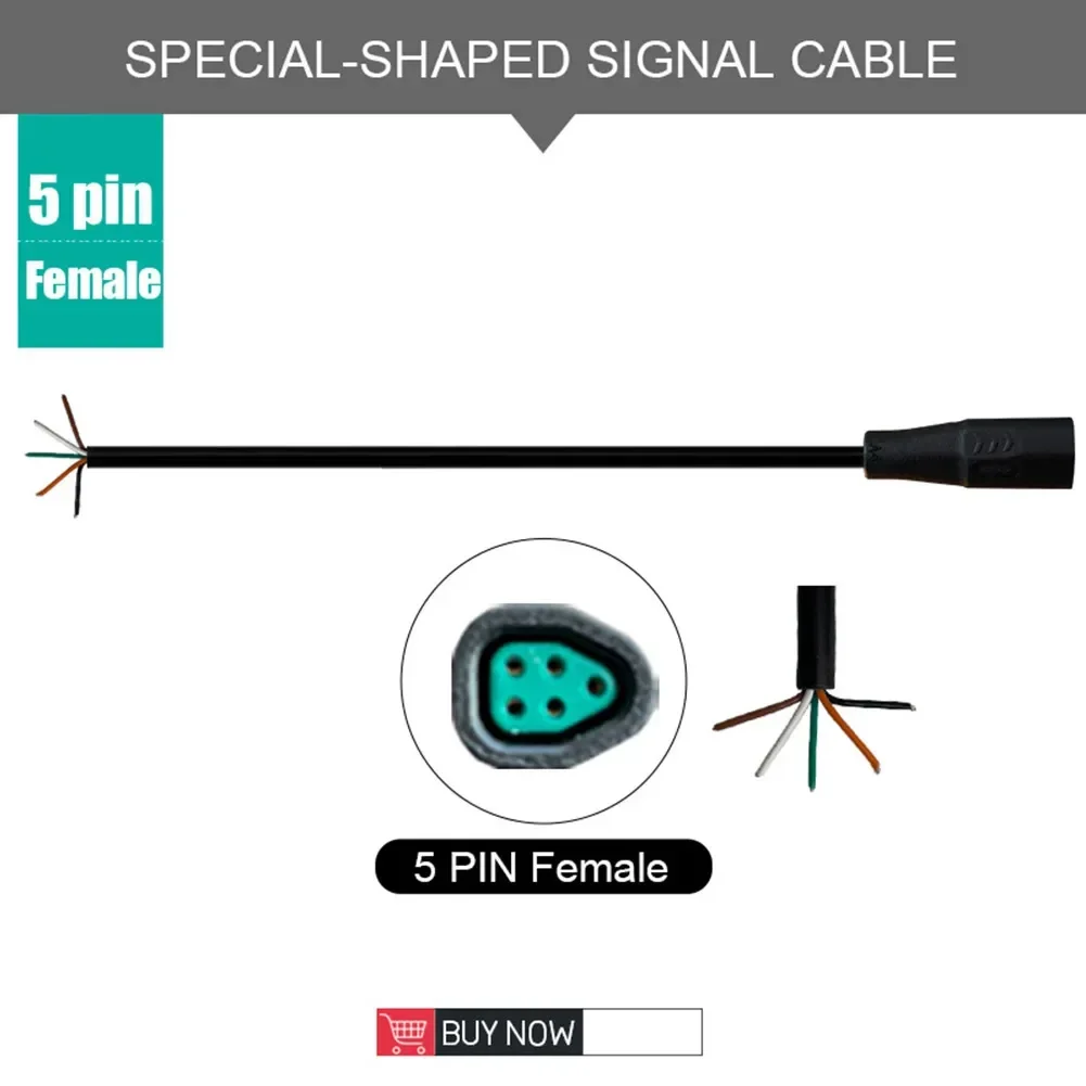 Julet Base Connector 2 3 4 5 6Pin Kabel Wasserdichter Stecker für Ebike Bafang Display Pin Optionales Kabel Ebike Zubehör