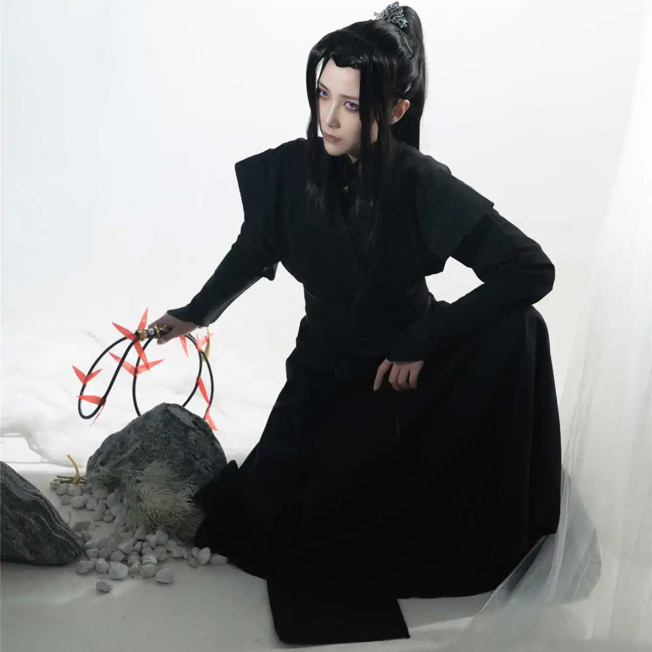 Chinese TV Series 2HA ShaPoLang SPL Guyun changgeng winnerisking Cosplay Costume changgu moran Cos Dress Hanfu Full Set