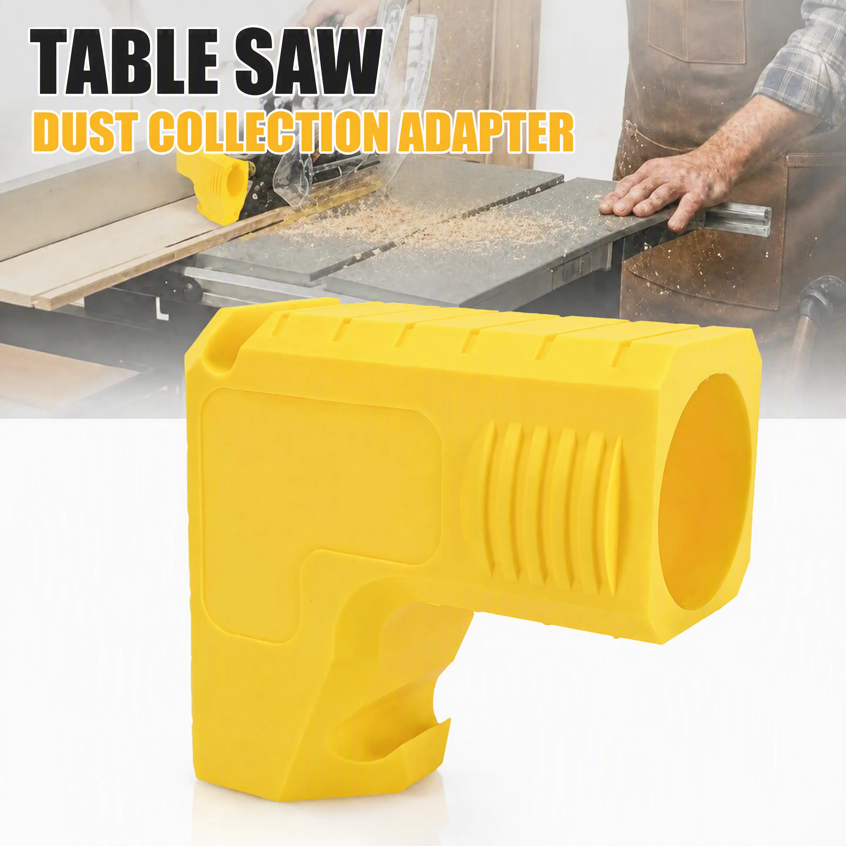 General Desktop Saw dust Collection Adapter Snap On Sawdust Collector Area Gravity Sawdust Outlet Table Saw Sawdust Collection