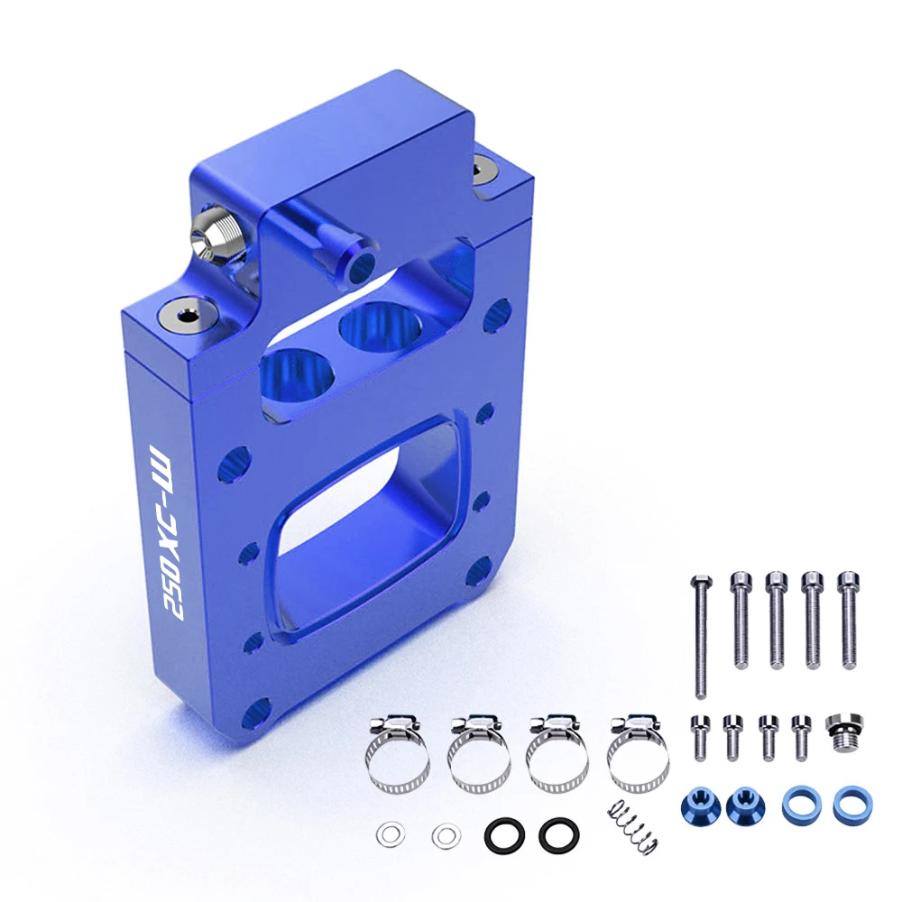 For TPI Bike Models 150 250 300 EXC XC XC-W TPi Six Days Injector Relocator Race Kit Motocross CNC TPI Injector Relocation Block