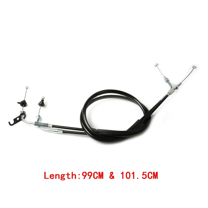 Motorcycle 2 Throttle Cable Line Spare For YAMAHA FZ16 FZ 16 YS150 YS 150 Oil Cables Separate Double Throttle Lines